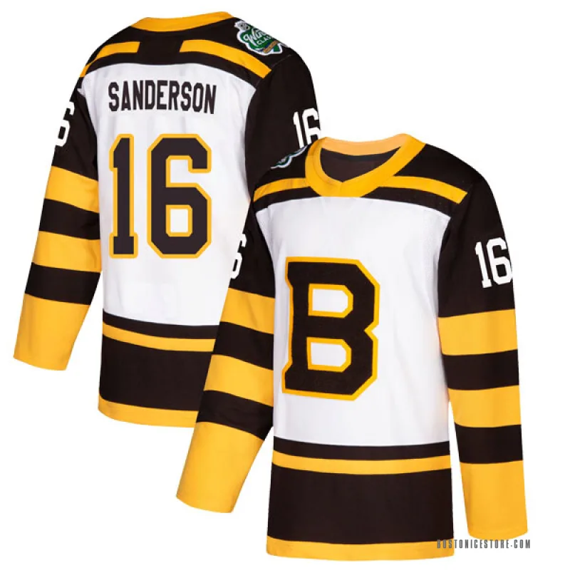 White Men's Derek Sanderson Boston Bruins Authentic 2019 Winter Classic Jersey