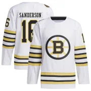 White Youth Derek Sanderson Boston Bruins Authentic 100th Anniversary Primegreen Jersey